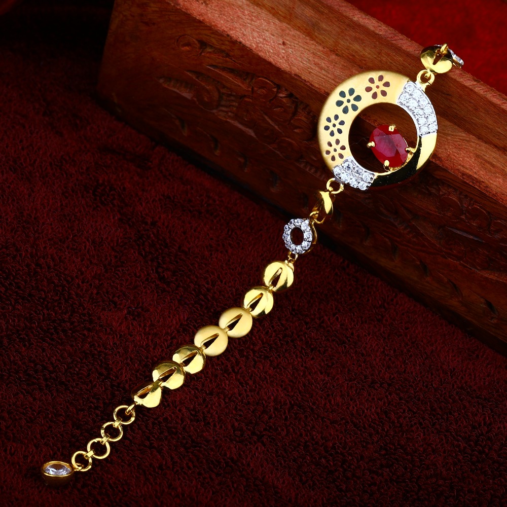 22Kt Gold stylish Bracelet For Women RJ-B02