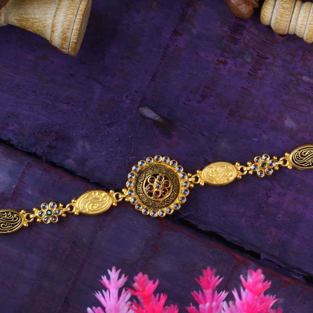 916 Gold Attractive Bracelet For women RJ-B01