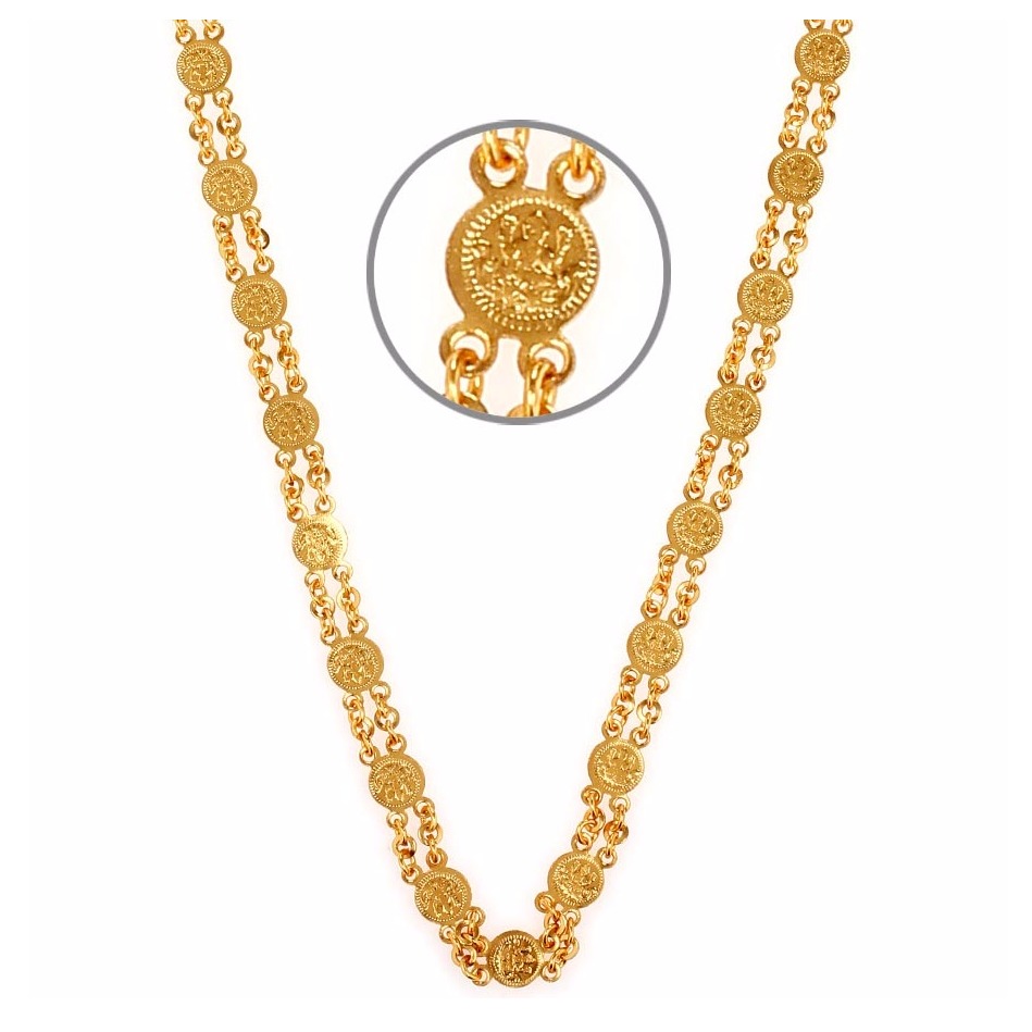 Laxmi coin Temple Necklace