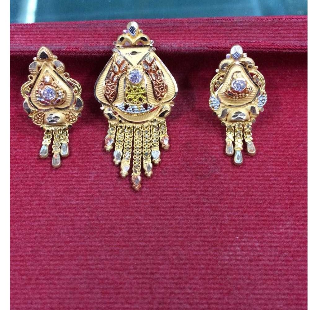 22KT Gold Pendant Set