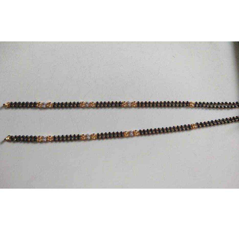 22KT Gold Modern Style Long Magalsutra Chain