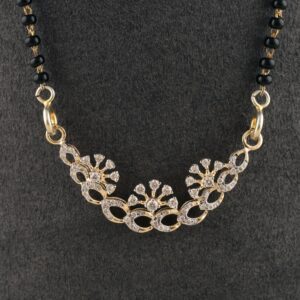 18kt designer diamond mangalsutra