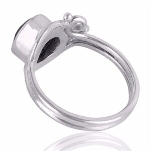 Black Onyx Gemstone 925 Sterling Silver Ring