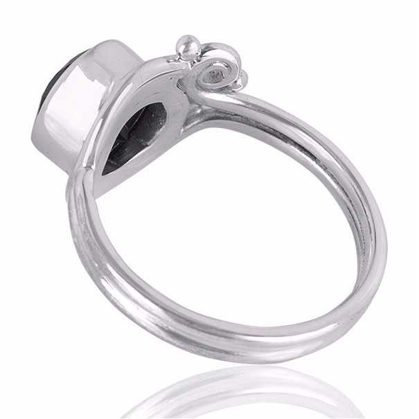 Black Onyx Gemstone 925 Sterling Silver Ring - Image 3