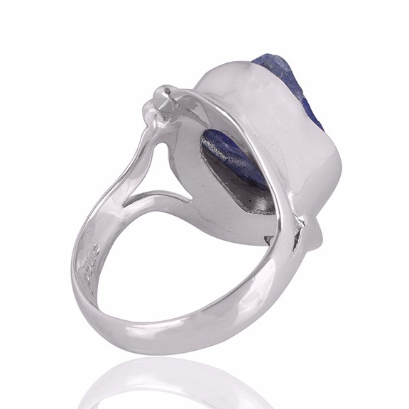 Tanzanite Gemstone 925 Sterling Silver Ring - Image 3