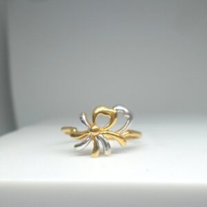 22KT / 916 gold hart shape handmade ring for ladies LRG0033