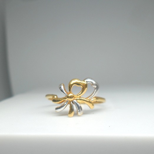 22KT / 916 gold hart shape handmade ring for ladies LRG0033