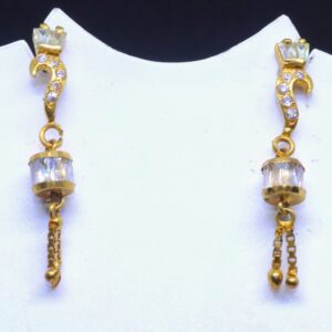 20CT Gold Fancy Earring with Marquis stone for ladies BTG0096