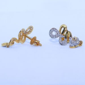 22KT / 916 Gold CZ Fancy Casual Earring for Ladies BTG0072