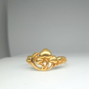 22KT / 916 Gold Handmade casual Ring For ladies lRG0108