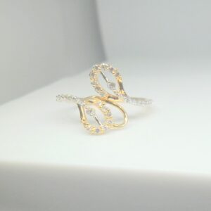 18KT Yellow gold Fancy Special Occasion ring for ladies LRG0567