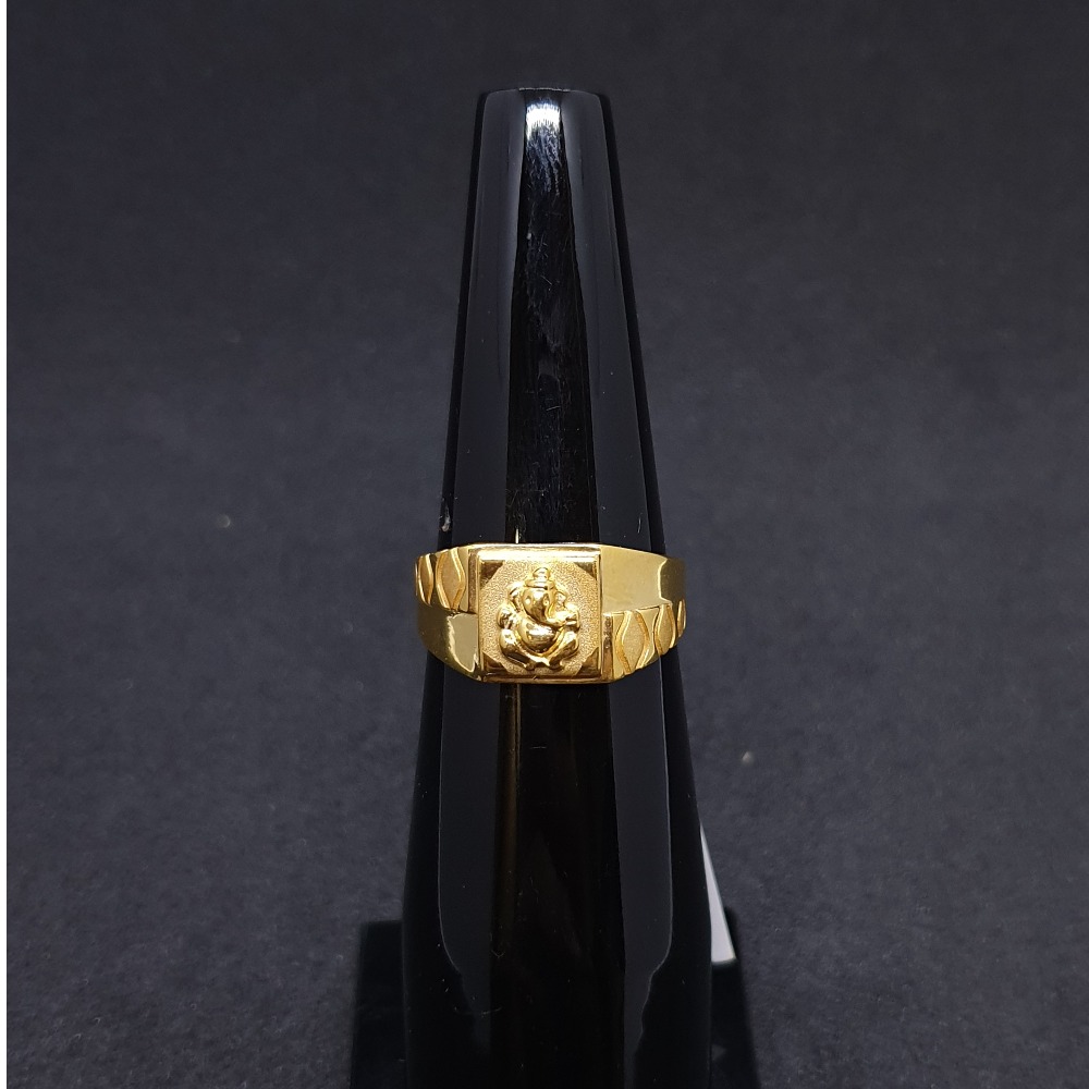 Ganpati Gents Ring Plain GRG-0216