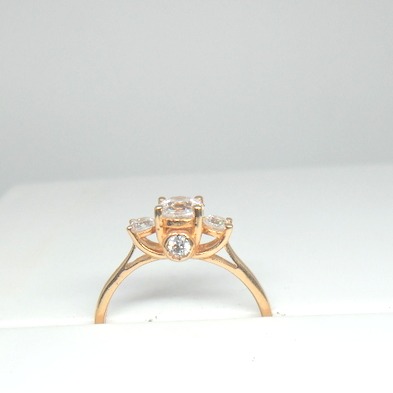 18KT Rose Gold Special Engagement Ring for ladies LRG0485