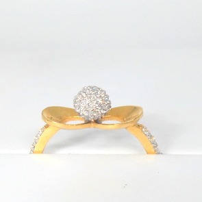 22KT / 916 Gold fancy Diamond boll shape dailyware Ledies ring LRG0519