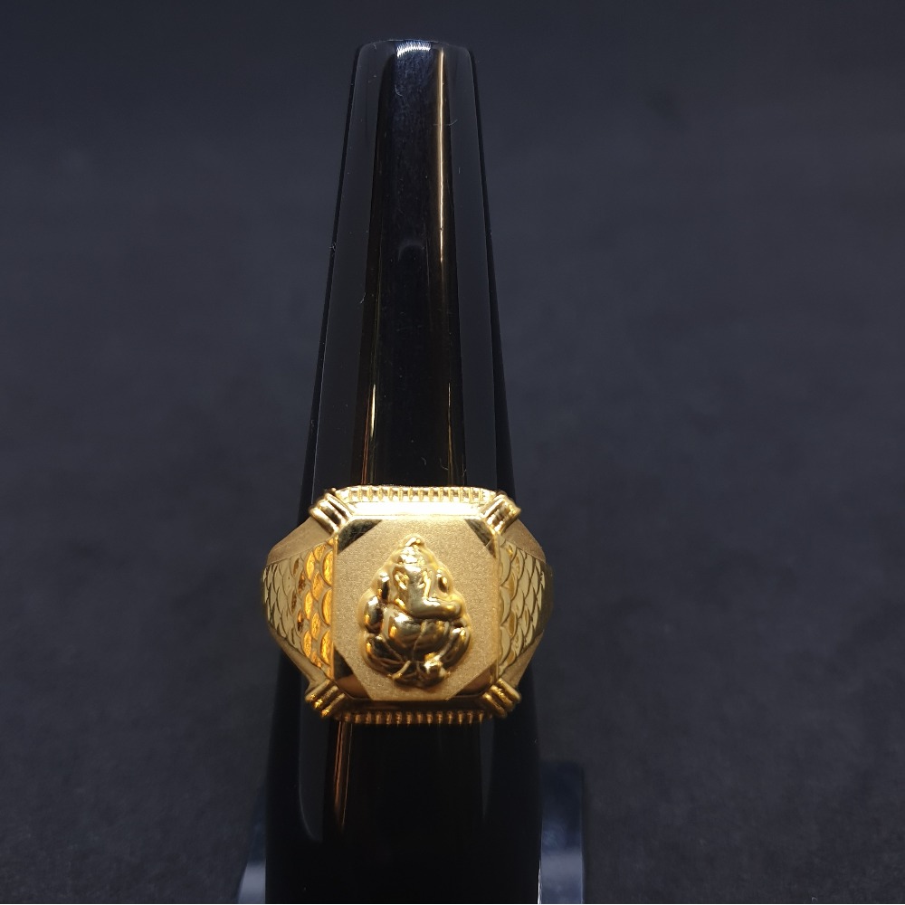 Ganpati Gents Ring Plain GRG-0239