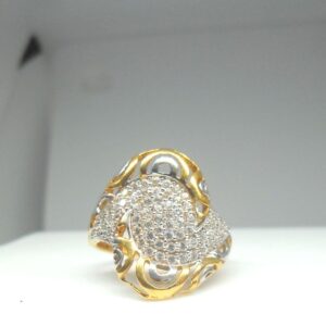 22KT / 916 gold Daily ware CZ ring for Ladies LRG0140