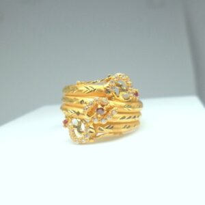 22kt / 916 hand made fashion finger ring women ladies traditional lrg0587