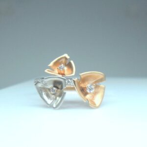 18kt rose gold fancy dailyware ring lrg0608