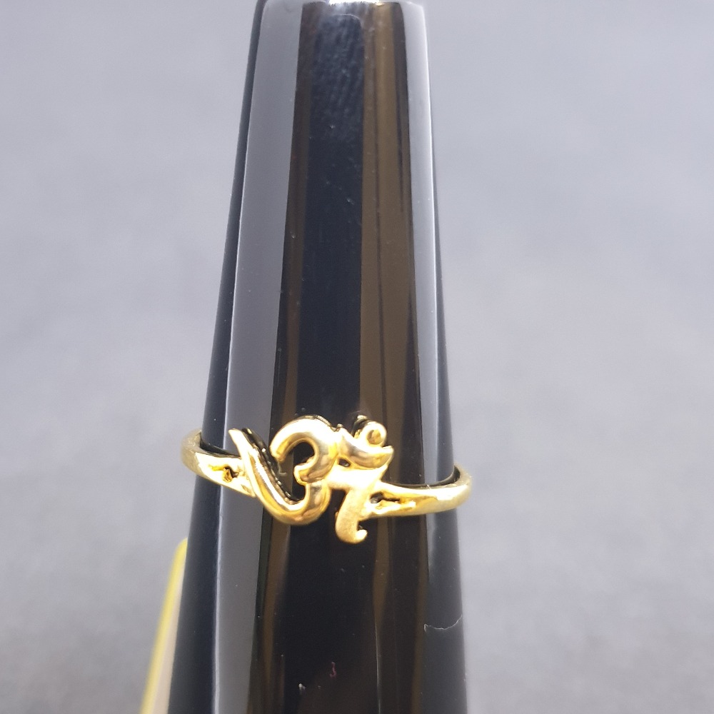Om Ladies Ring Plain LRG-0051