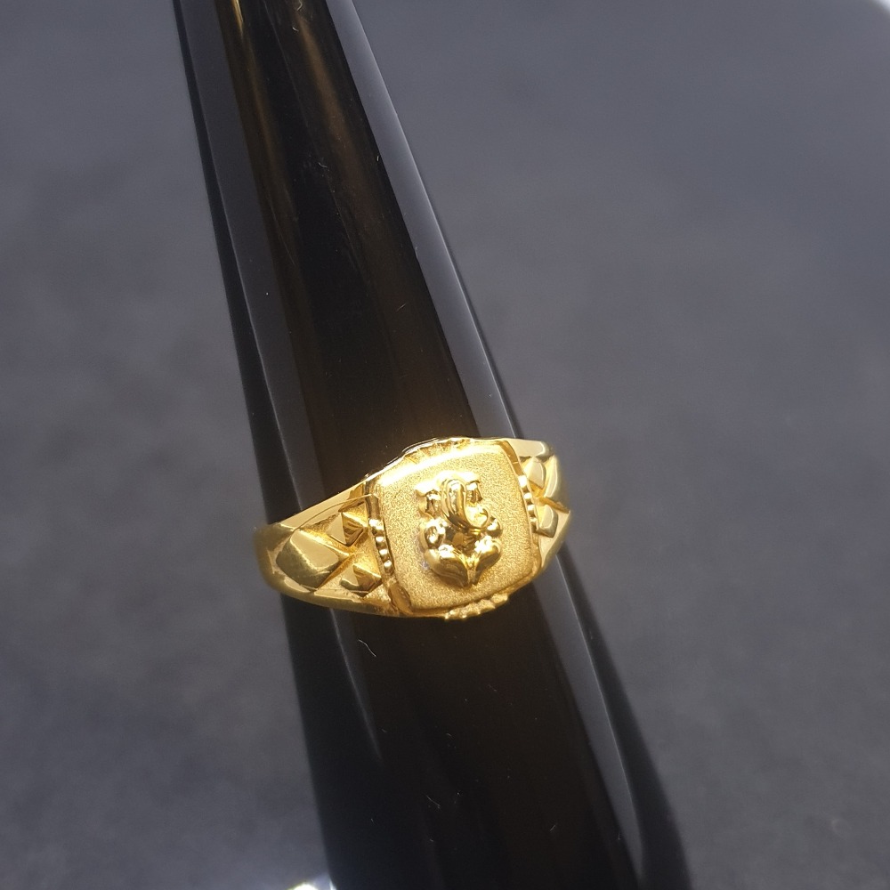 Ganpati Gents Ring Plain GRG-0103