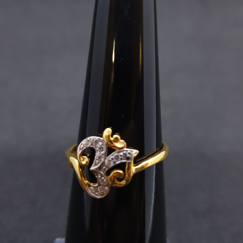 Om ladies ring diamond lrg-0327