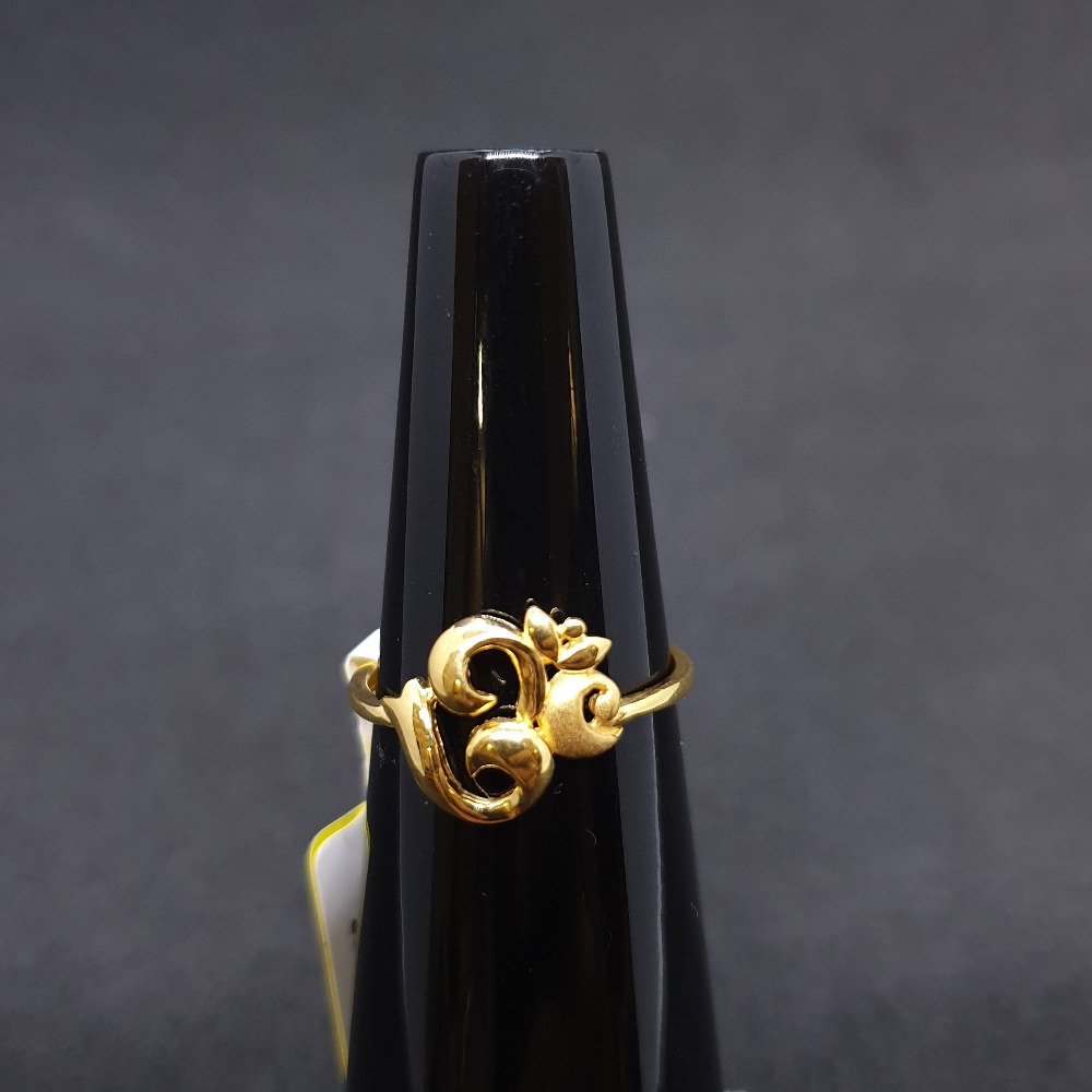 Om Ladies Ring Plain LRG-0292