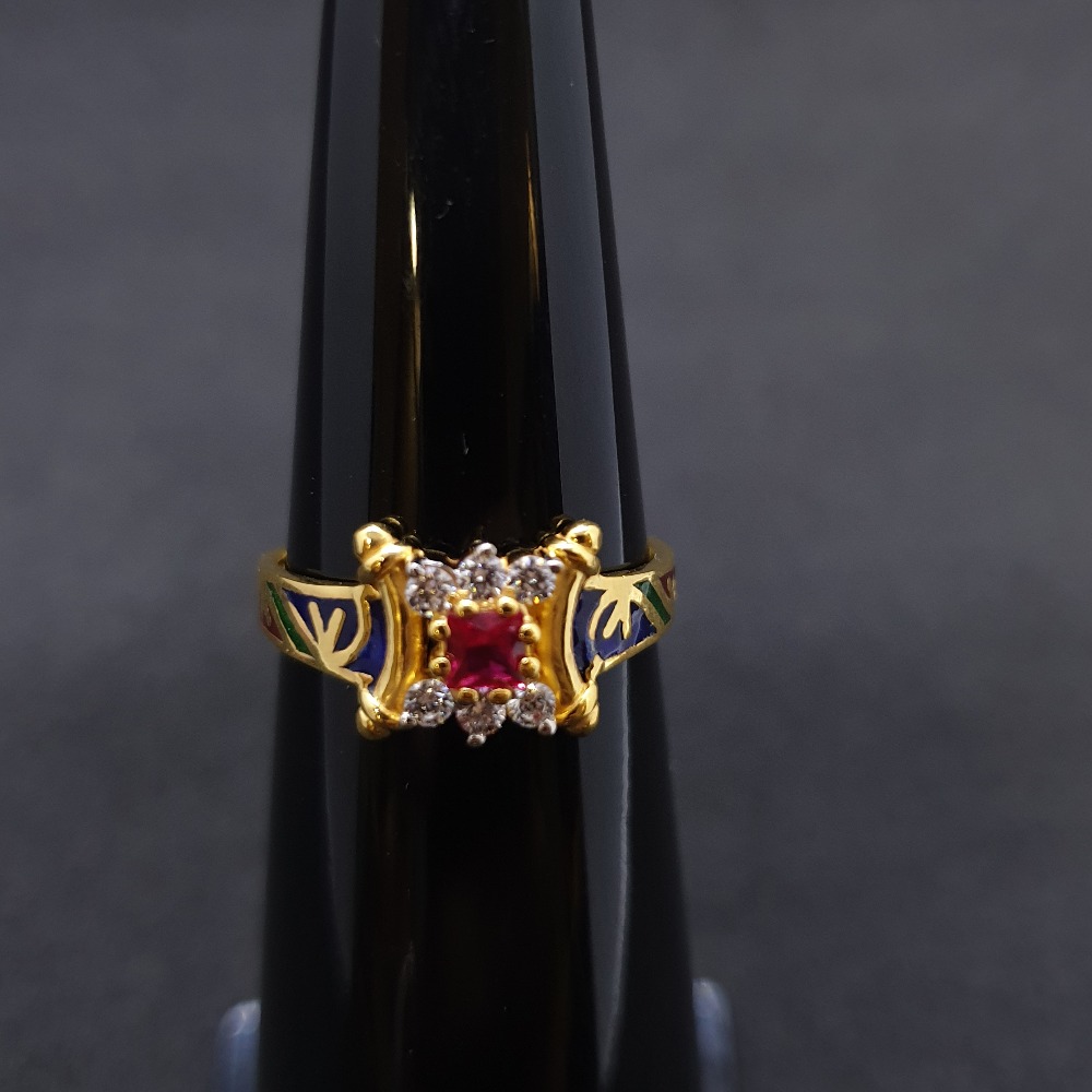 Meena Ladies Ring Diamond LRG-0287