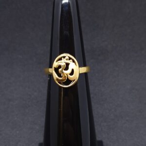 Om Ladies Ring Plain LRG-0278