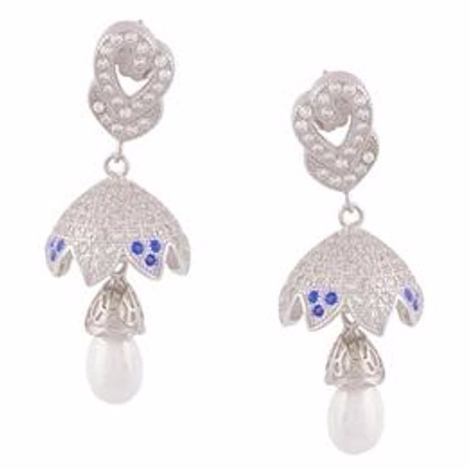 925 Sterling Silver Ladies Earrings - Image 2