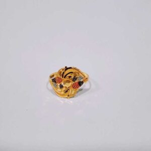 Simple Design Gold Ladies Ring