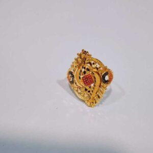 Fashionable Gold 916 Ladies Ring