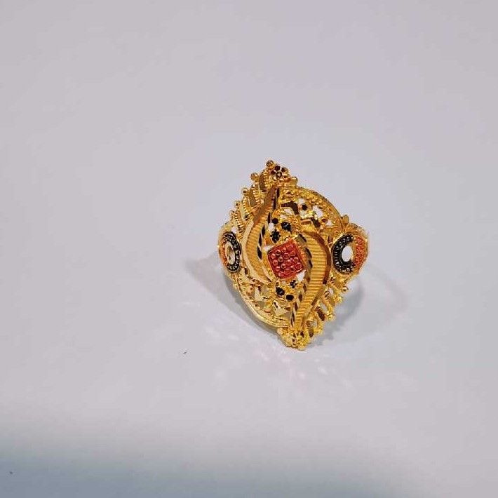 Fashionable Gold 916 Ladies Ring