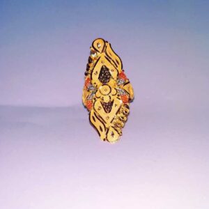 916 Designer Gold Ladies Ring