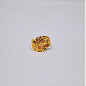 916 Stylish Gold Ladies Ring