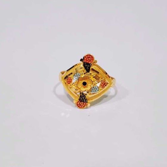 22k/916 Fancy Gold Ring For Ladies