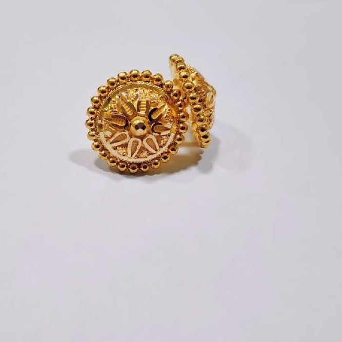 916 Classic Gold Round Butti