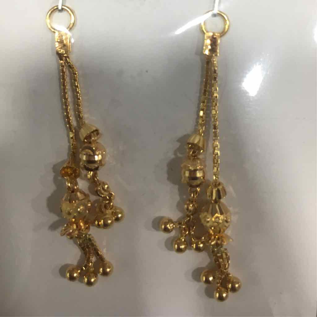 22K / 916 Gold Latkan Ladies Earring