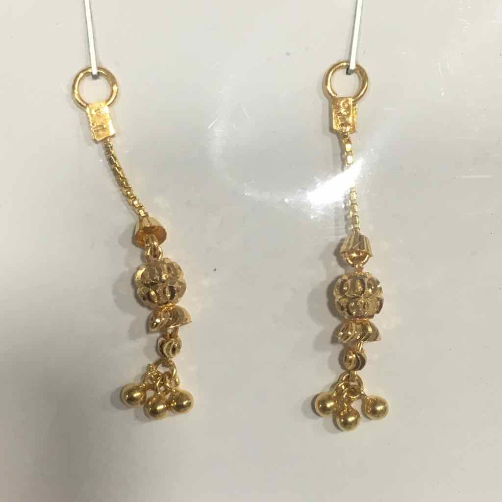 22K / 916 Gold Latkan earring