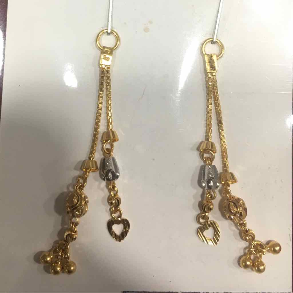 22K / 916 Gold Ladies Modern Latkan Earring