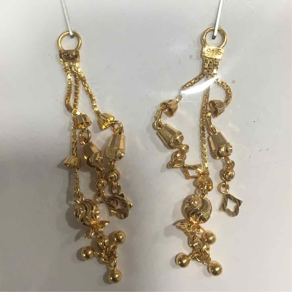 22K / 916 Gold Ladies Designer Earrings