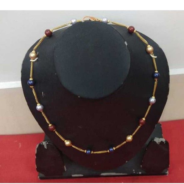 Stylish 916 Gold Beads Mala For Ladies