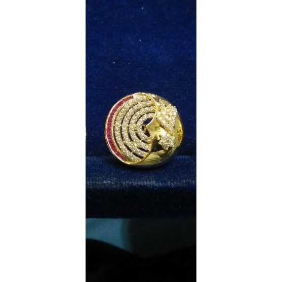 22KT Yellow Gold Fancy Ladies Ring - Image 2