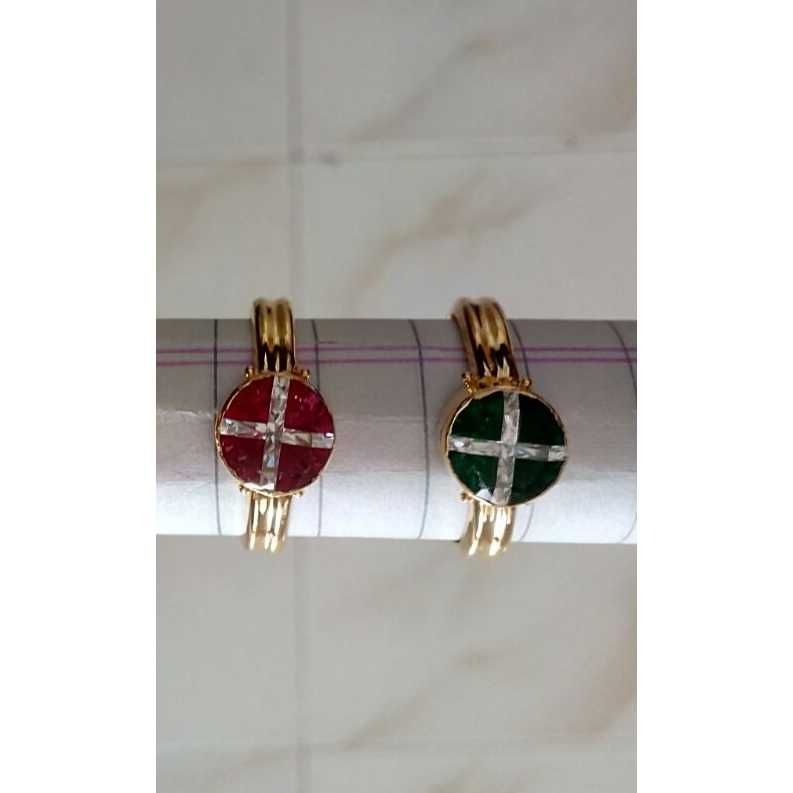 22KT Yellow Gold Fancy Coloring Ring
