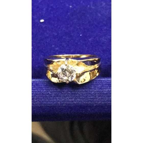 22KT Yellow Gold Fancy Indian Gents Ring