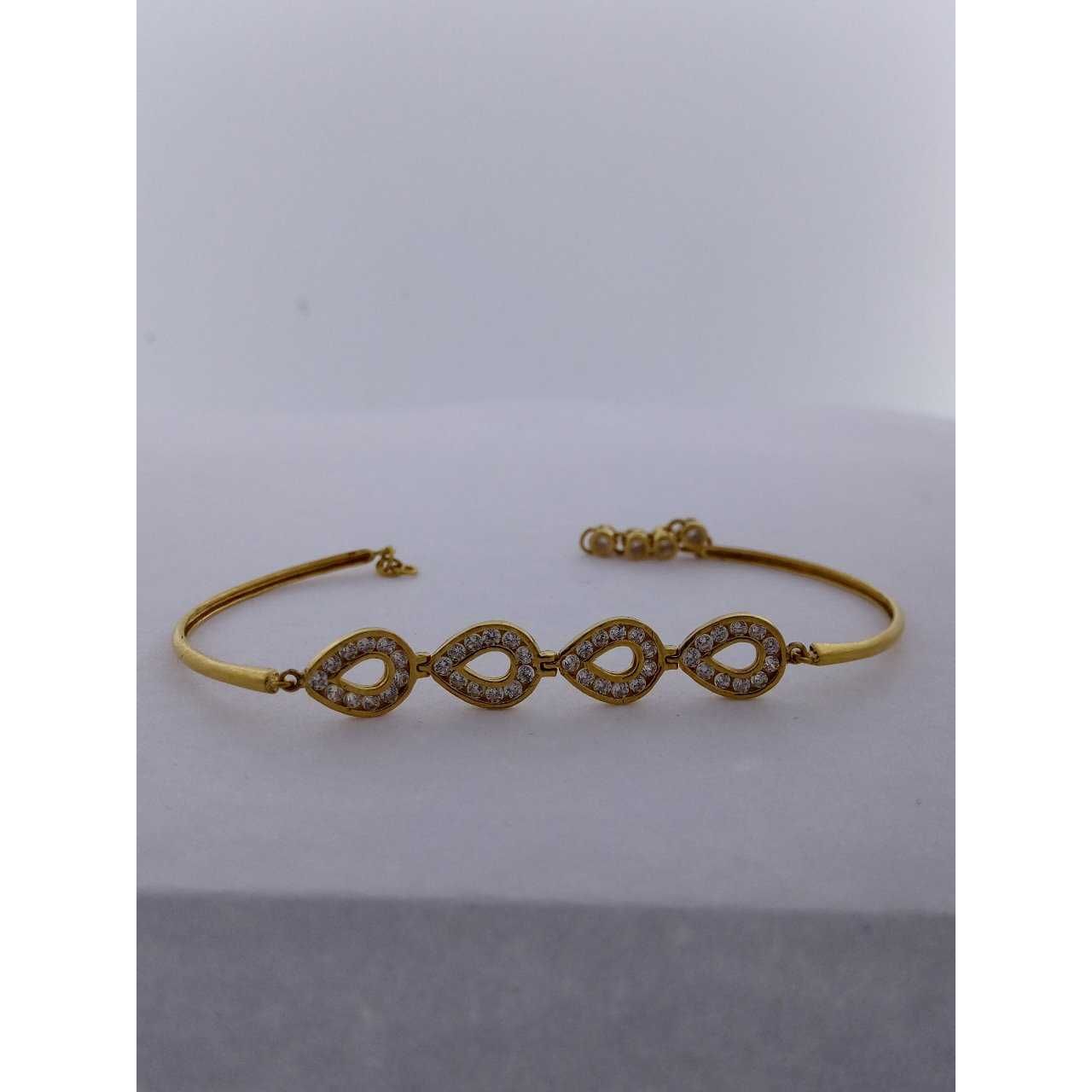22KT Yellow Gold Indian Stylish Ladies Bracelet