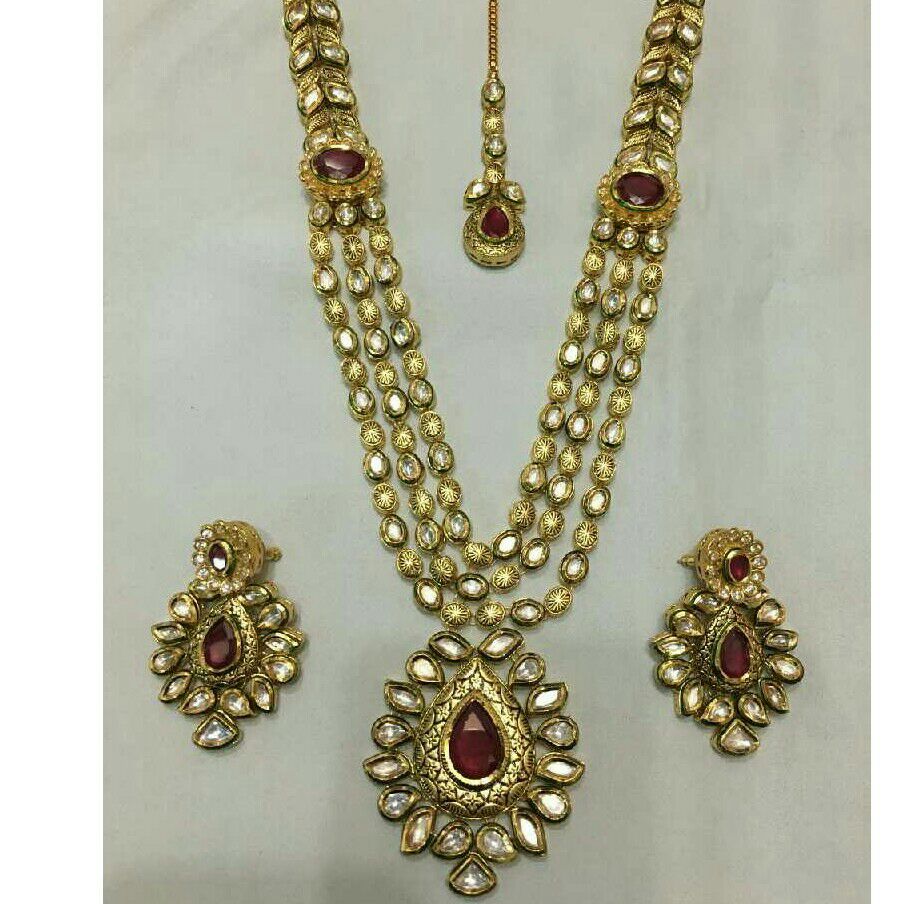 Classic 3 Line Necklace Set
