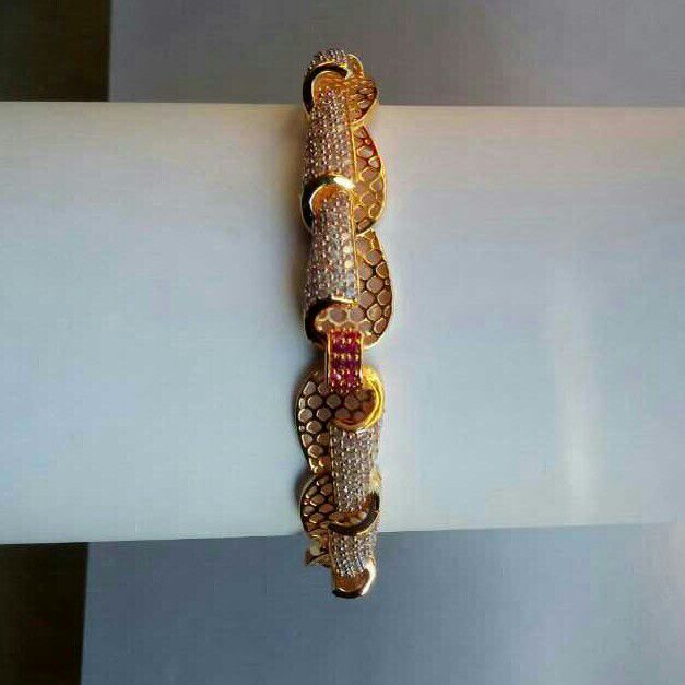 916 Gold Ladies Bracelet - Image 2
