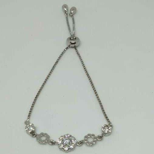 92.5 Sterling Silver Fancy Ladies Bracelet