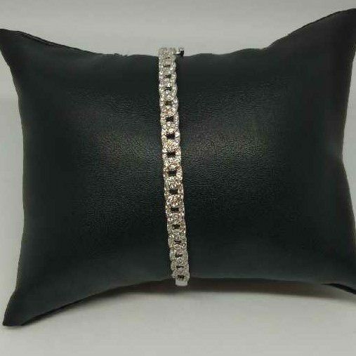 92.5 Sterling Silver Bangle Style Bracelet (kada)