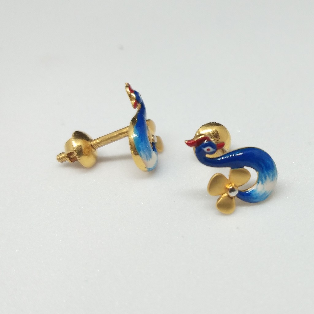 91.6 peacock earring btg0066 - Image 2